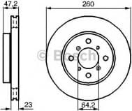 Brake Disc 0986478415
