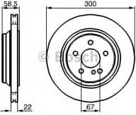 Brake Disc 0986478473