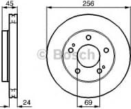 Brake Disc 0986478708