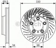 Brake Disc 0986479579