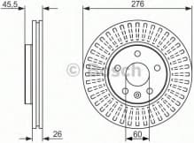 Brake Disc 0986479643