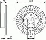Brake Disc 0986479727