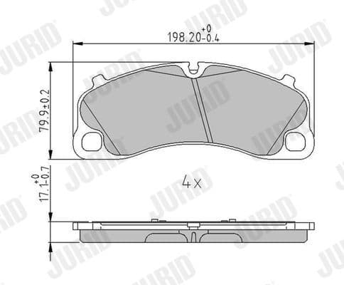 Brake Pad Set, disc brake 573999J - image 3