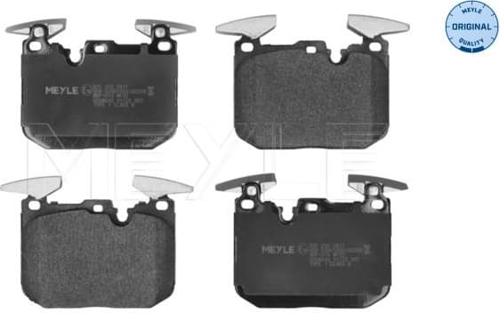 Brake Pad Set, disc brake MEYLE-ORIGINAL: True to OE. 025 250 2817