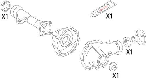 Gasket Set, differential 19536187 - image 2