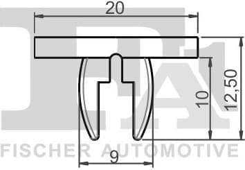 Clip, trim/protection strip 11-60009.5