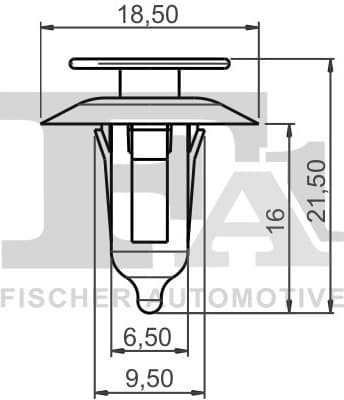 Clip, trim/protection strip 13-40003.10 - image 2