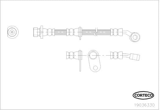 Brake Hose 19036330 - image 2