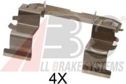 Accessory Kit, disc brake pad 1632Q