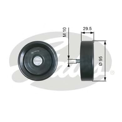 Deflection/Guide Pulley, V-ribbed belt DriveAlign™ T36419