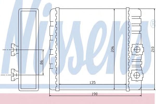 Heat Exchanger, interior heating 70514