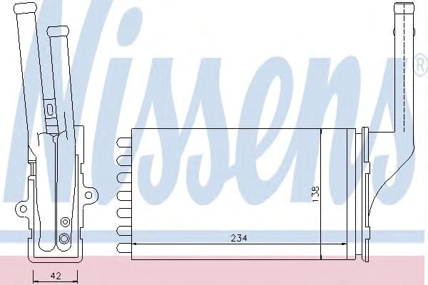 Heat Exchanger, interior heating 71143
