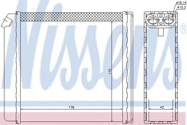 Heat Exchanger, interior heating 72636