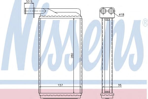 Heat Exchanger, interior heating 73385