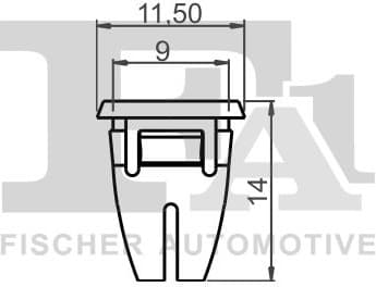 Clip, trim/protection strip 14-60002.10 - image 2