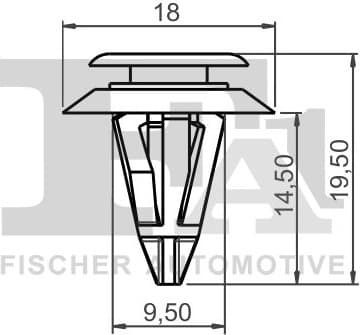 Clip, trim/protection strip 11-40012.25 - image 2