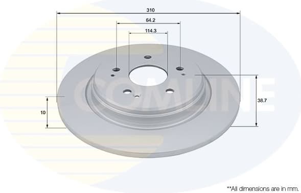 Brake Disc COATED ADC4083