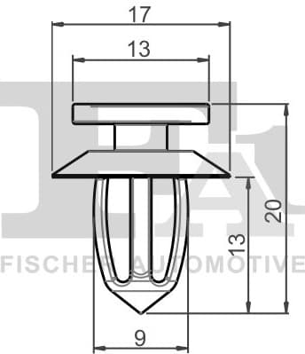 Clip, trim/protection strip 21-40061.5 - image 2