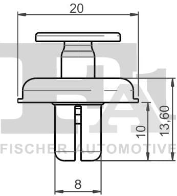 Clip, trim/protection strip 74-20002.25 - image 2