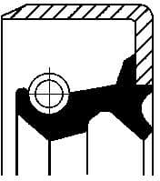 Shaft Seal, manual transmission 12011533B - image 2