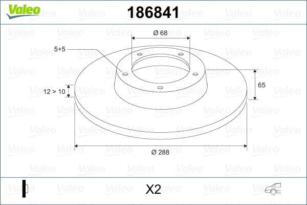 Brake Disc 186841