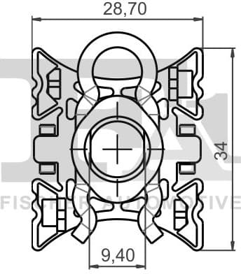 Sliding Shoe, window regulator 10-40088.25 - image 2