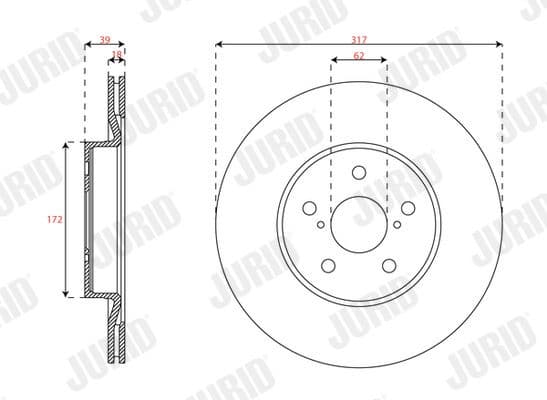 Brake Disc COAT+ 563745JC