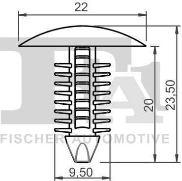 Clip, trim/protection strip 33-10018.10 - image 2