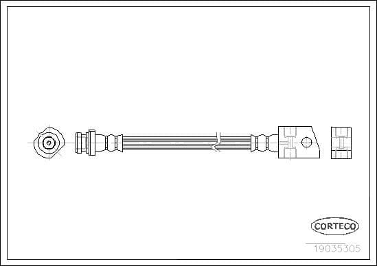 Brake Hose 19035305 - image 2