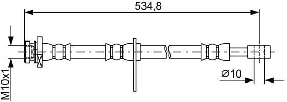 Brake Hose 1 987 481 850 - image 5