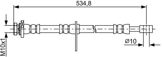 Brake Hose 1 987 481 851 - image 5