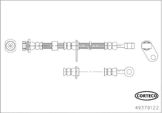Brake Hose 49379122 - image 2