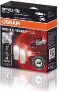 Osram Bulbs W5W-LEDriving NIGHT BREAKER 2vnt - 2825DWNB-2HFB - image 2