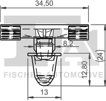Clip, trim/protection strip 10-40039.10 - image 2
