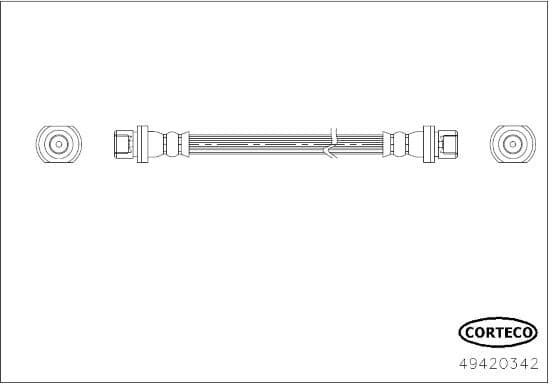 Brake Hose 49420342 - image 2