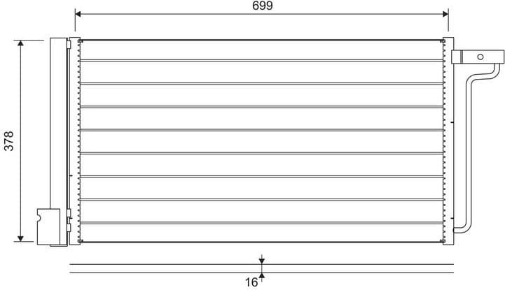 Condenser, air conditioning 822727
