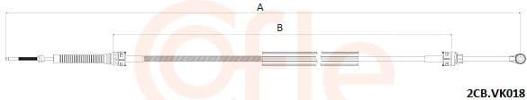 Cable Pull, manual transmission 92.2CB.VK018