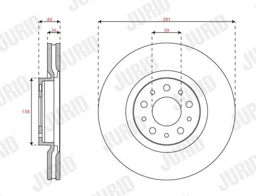 Brake Disc COAT+ 563719JC