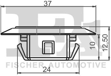 Clip, trim/protection strip 77-10005.5 - image 2