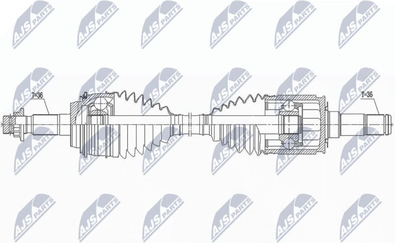 Drive Shaft NPW-TY-181