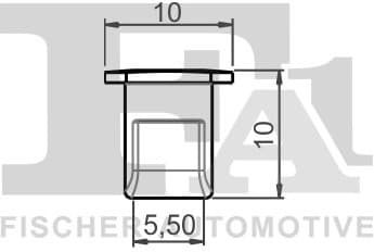 Clip, trim/protection strip 11-60038.5 - image 2
