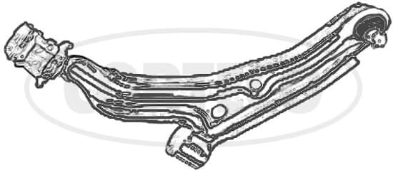 Control/Trailing Arm, wheel suspension 49397485 - image 2