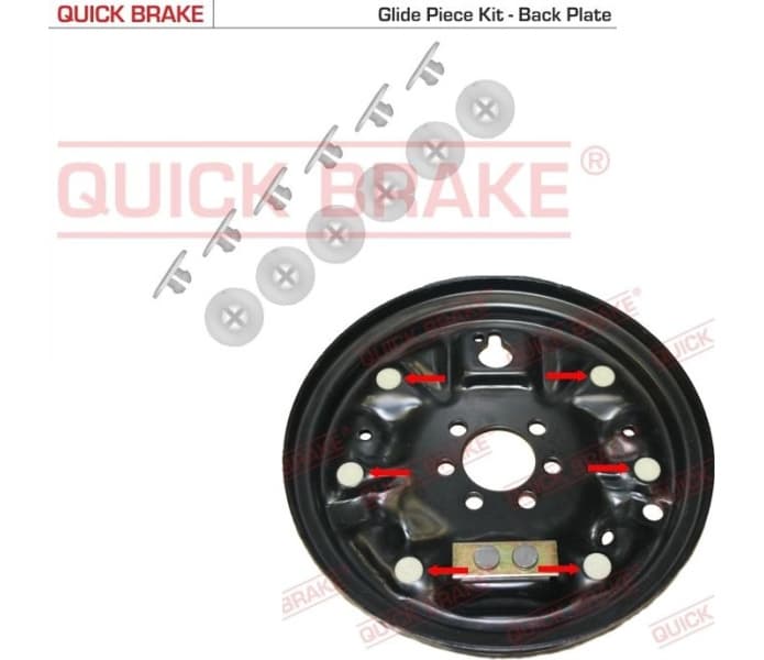 Brake pads accessory kit 6858K - image 2