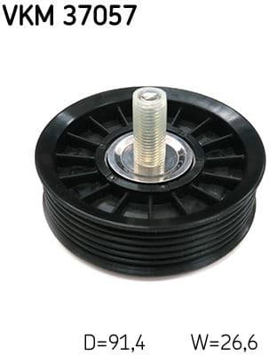 Deflection/Guide Pulley, V-ribbed belt VKM 37057 - image 2