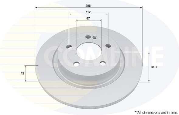 Brake disc, 1pcs REAR ADC5098