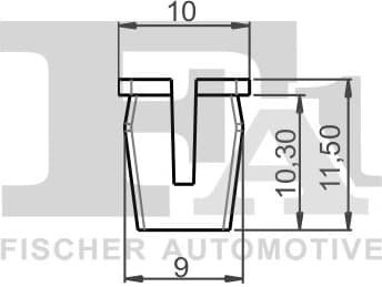 Clip, trim/protection strip 11-60024.5 - image 2