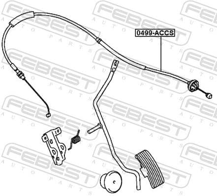 Accelerator Cable 0499-ACCS - image 2