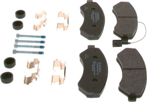 Brake Pad Set, disc brake 0986494589 - image 2