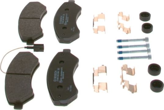 Brake Pad Set, disc brake 0986494589 - image 4
