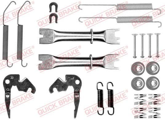 Accessory Kit, brake shoes 105-0033S-02